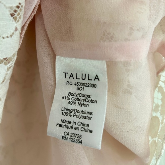 Aritzia Talula Cream Blouse, sz Large - Picture 4 of 4